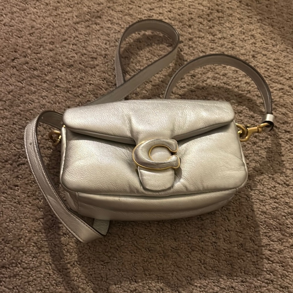 Coach Silver Crossbody Bag